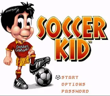 Soccer Kid (Japan) screen shot title